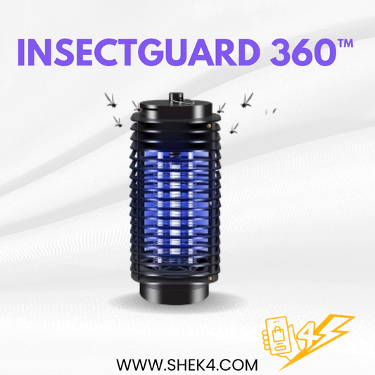 InsectGuard 360™ Lampara Antimosquitos Uv