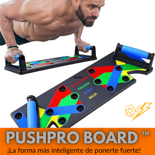 🏋️ PushPro Board™ – La forma inteligente de ganar fuerza ⭐⭐⭐⭐⭐